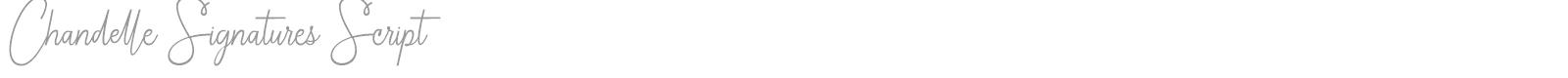 Chandelle Signatures Script font preview